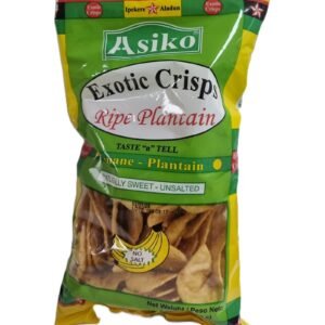 Asiko Exotic Crisps Ripe Plantain No Salt 75g