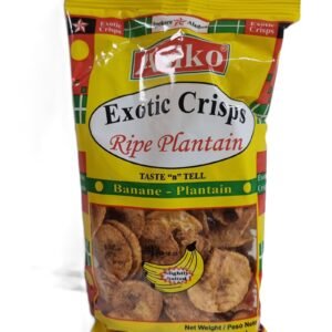 Asiko Exotic Crisps Ripe Plantain Slightly Salted 75g