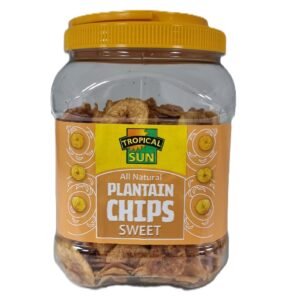Tropical Sun Sweet Plantain Chips Jar