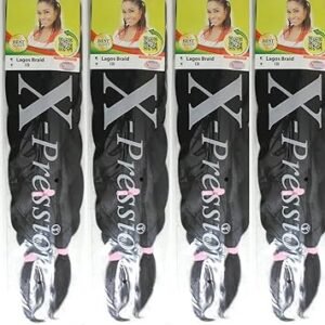 X-Pression 1B 4 PACK XPRESSION Braid Pre-pulled 46